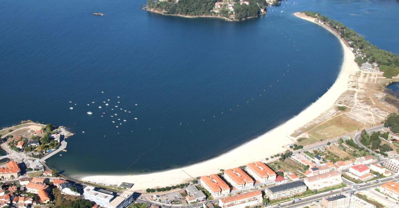 Casita Independiente Y Tres Apartamentos Con Piscina Ladeira Playa Baiona Ngoại thất bức ảnh