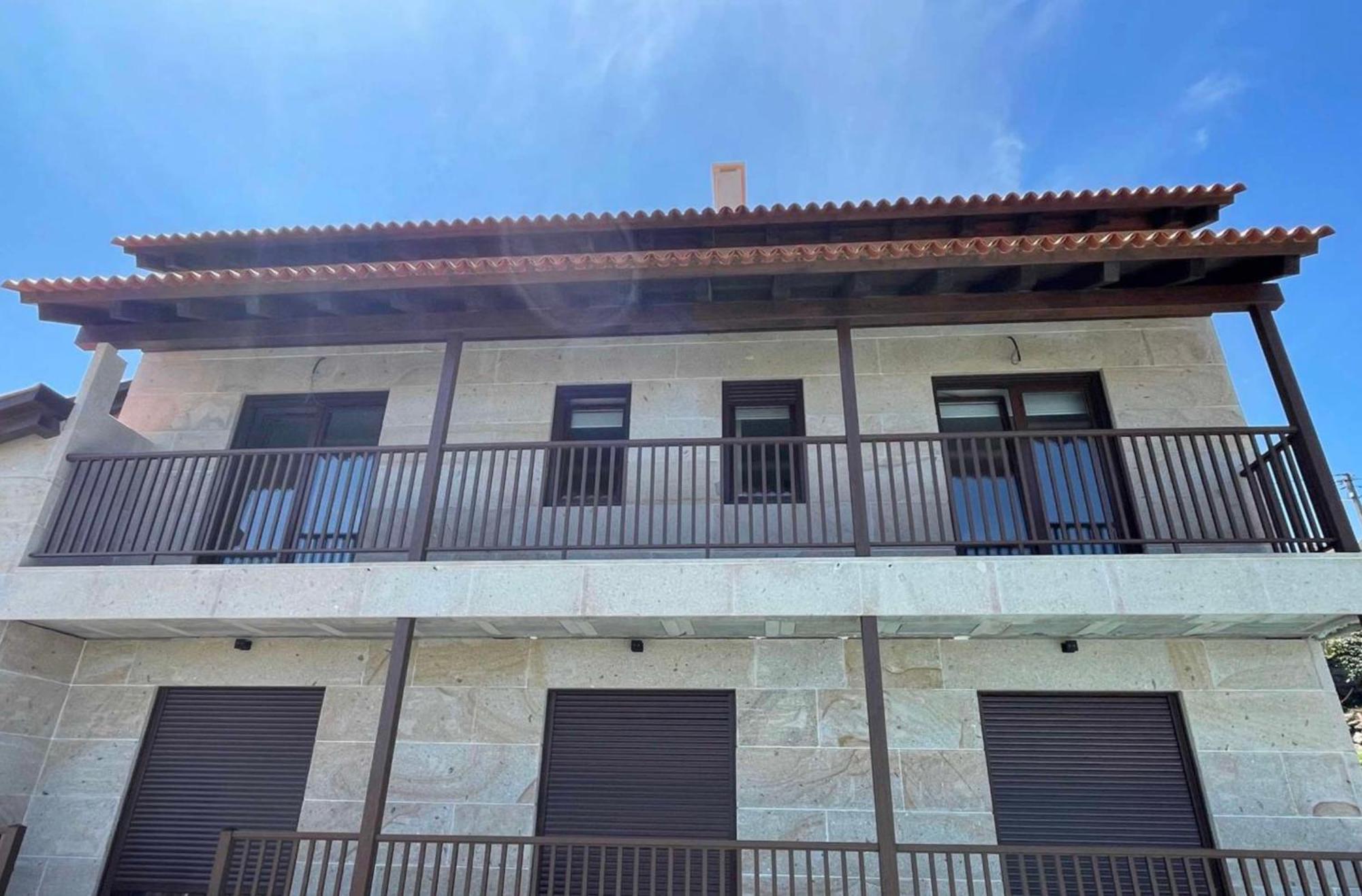 Casita Independiente Y Tres Apartamentos Con Piscina Ladeira Playa Baiona Ngoại thất bức ảnh