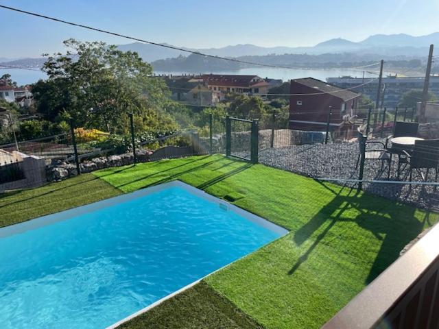 Casita Independiente Y Tres Apartamentos Con Piscina Ladeira Playa Baiona Ngoại thất bức ảnh